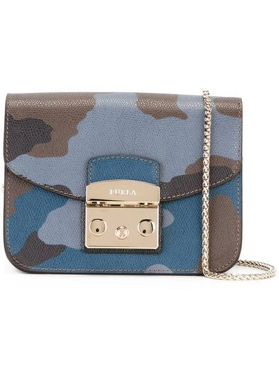 Furla Camouflage Print Crossbody Bag