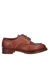 Santoni Edited By Marco Zanini Lace-up Shoes In Cocoa