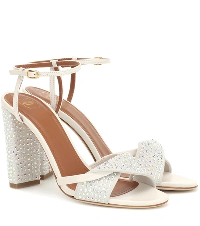 Malone Souliers Tara Embellished Sandals In Silver