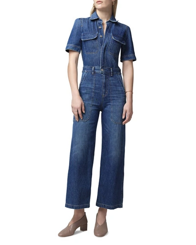 Citizens Of Humanity Miki Utility Denim Jumpsuit In Lovely