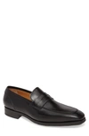 Magnanni Rodgers Diversa Penny Loafer In Black Leather
