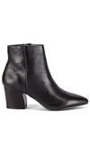 Steve Madden Missie Bootie In Black Leather