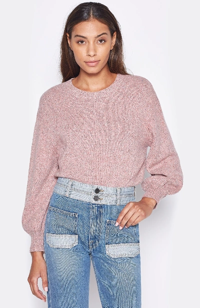 Joie Baydon Melange Knit Sweater In Pink Sky