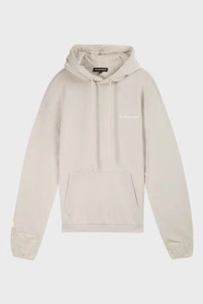 Les Benjamins Logo-print Hoodie In Beige