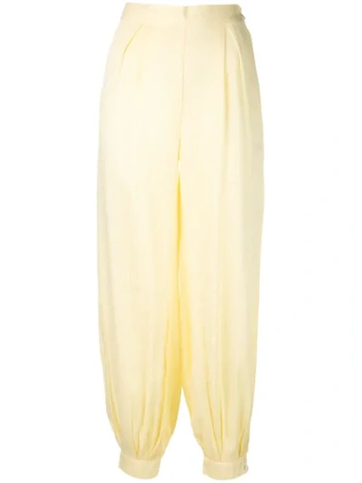 Onia Harem Beachwear Trousers In Yellow
