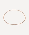 Atelier Vm L'essenziale 18ct Gold Small Chain Bracelet Gift Card In Rose Gold