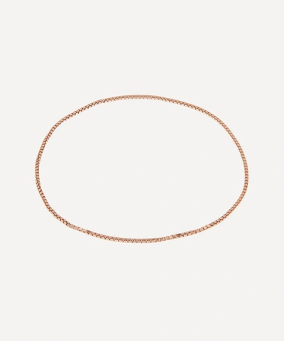 Atelier Vm L'essenziale 18ct Gold Small Chain Bracelet Gift Card In Rose Gold