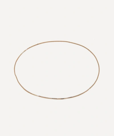 Atelier Vm L'essenziale 18ct Gold Small Chain Bracelet Gift Card In White Gold