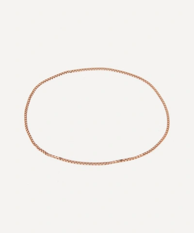 Atelier Vm L'essenziale 18ct Gold Medium Chain Bracelet Gift Card In Rose Gold
