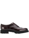 Church's Commando Sole Derby Shoes In F0ady Bordeaux