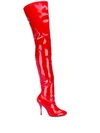 Stuart Weitzman Vienna 100 Boots In Red