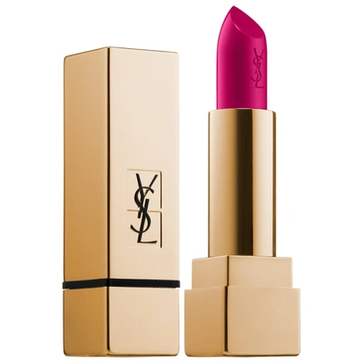 Saint Laurent Rouge Pur Couture Satin Lipstick Collection 88 Berry Brazen 0.13 oz/ 3.8 G In Gold
