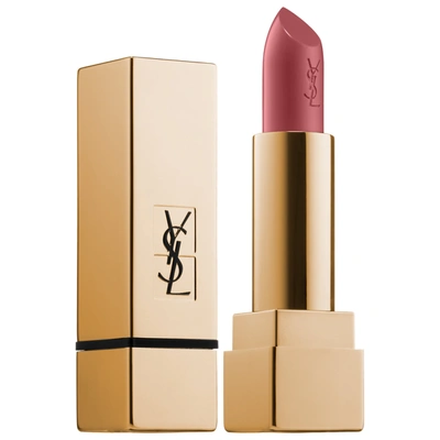 Saint Laurent Rouge Pur Couture Satin Lipstick Collection 90 Prime Beige 0.13 oz/ 3.8 G In Gold