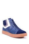 French Connection Men's Grand Hi Top Sneaker Men's Shoes In Navy