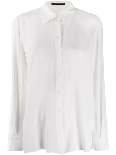 Luisa Cerano Pointed Collar Shirt In White