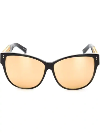 Linda Farrow '411' Sunglasses In Black