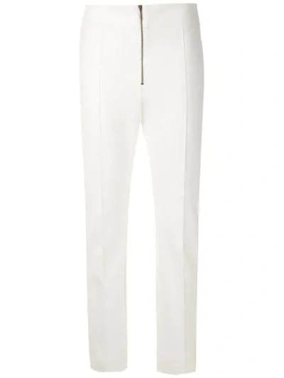 Alcaçuz Matos Straight Trousers In White