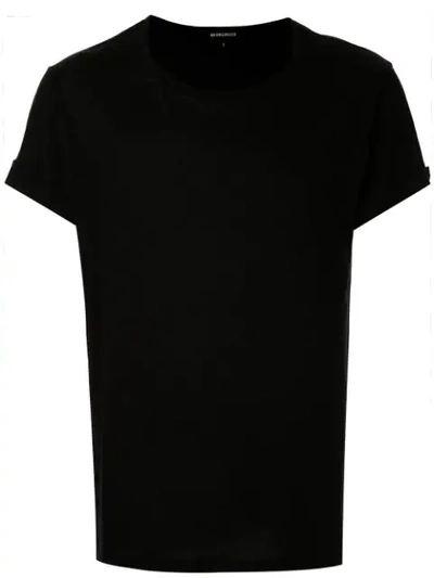 Ann Demeulemeester Short Sleeve T-shirt In Black