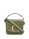 Chloé C Plaque Crossbody Bag In 39a Misty Forest