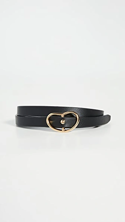 Lizzie Fortunato Skinny Georgia Belt In Black