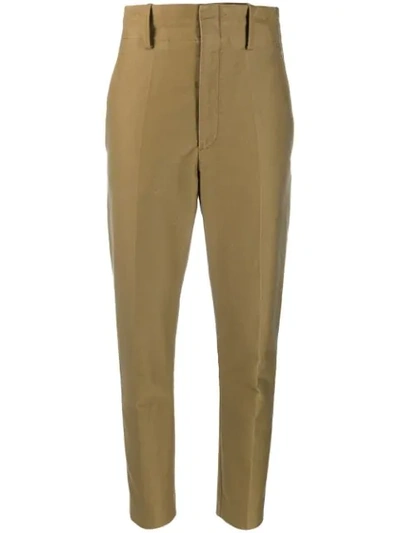 Isabel Marant Étoile Tapered Trousers In Green