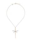 Anapsara 18kt Yellow Gold Dragonfly Diamond Necklace