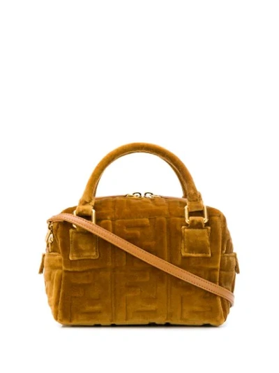 Fendi Kleine Reisetasche In Brown