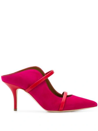 Malone Souliers Maureen 70 Mules In Pink