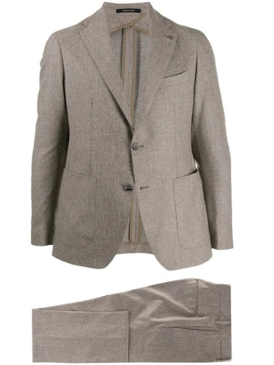 Tagliatore Two-piece Formal Suit In Neutrals