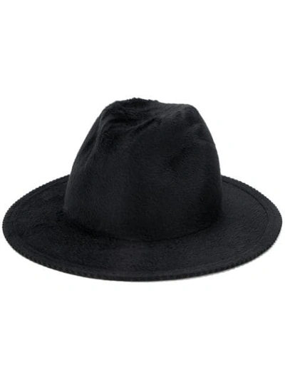 Undercover Textured Hat In Black