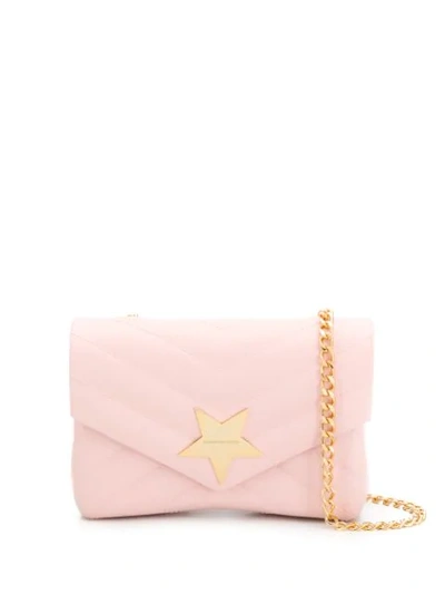 Designinverso Quilted Crossbody Bag In Pink