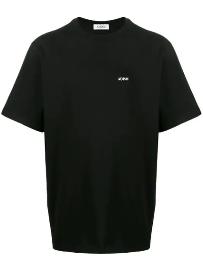 Adish Short Sleeved Logo T In Black