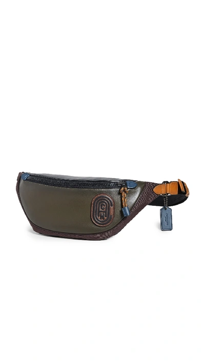 Coach Rivington Utility Fanny Pack In Moss Multi