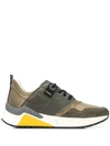 Diesel S-brentha Lc Chunky Sneakers In Olive