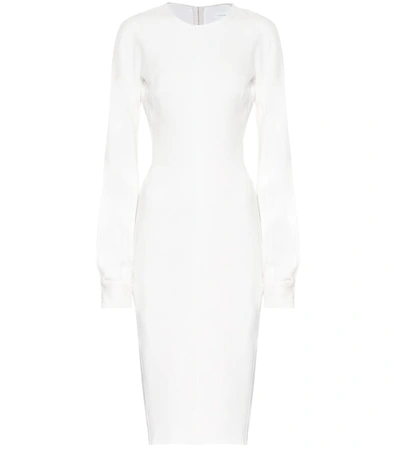Victoria Beckham Georgette Midi Dress In White