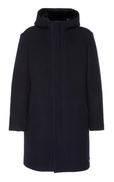 Yves Salomon Doudoune Fur-lined Shell Down Coat In Black
