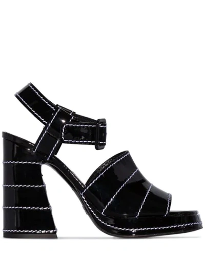Proenza Schouler Women's Platform Block-heel Sandals In Black