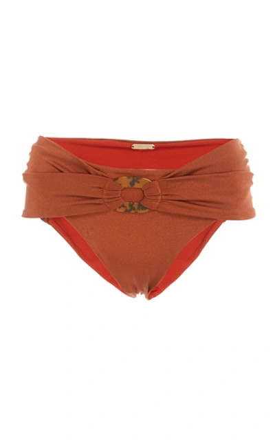 Johanna Ortiz Profundidad Marina Bikini Briefs In Brown