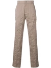 Bottega Veneta Panelled Trousers In Brown