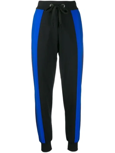 No Ka'oi Colour-block Track Trousers In Black
