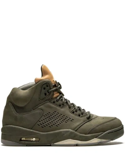 Jordan Air  5 Retro Prem Take Flight In Green