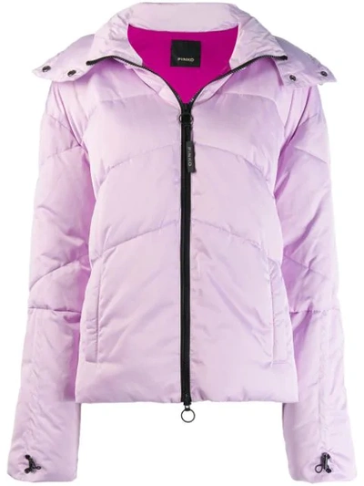 Pinko Klassische Daunenjacke In Y11 Purple