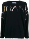 Blumarine Ladies Embroidered Jumper In Black