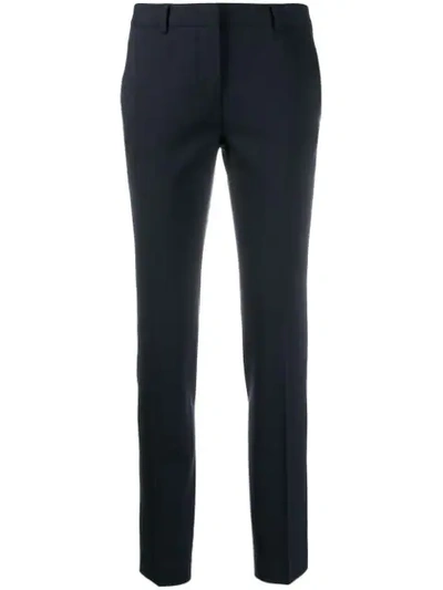 Alberto Biani Slim-fit Tailored Trousers In Blue