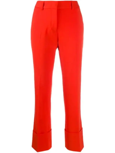 Alberto Biani Slim-fit Tailored Trousers In 30 Arancio