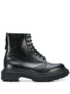 Adieu X Etudes Lace-up Boots In Black