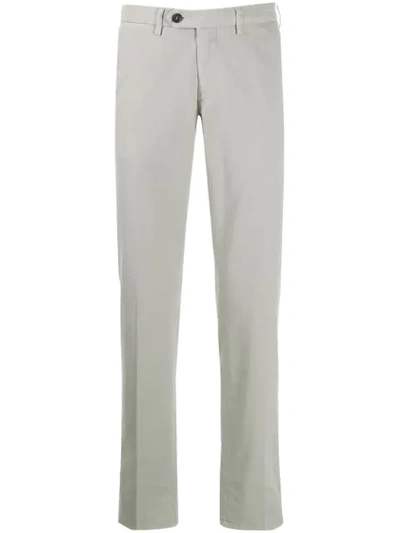 Canali Tailored Chinos In Grey