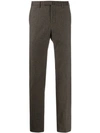Incotex Slim-fit Tailored Trousers In Neutrals