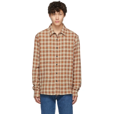 Simon Miller Plaid Print Shirt In 10081orgcrm