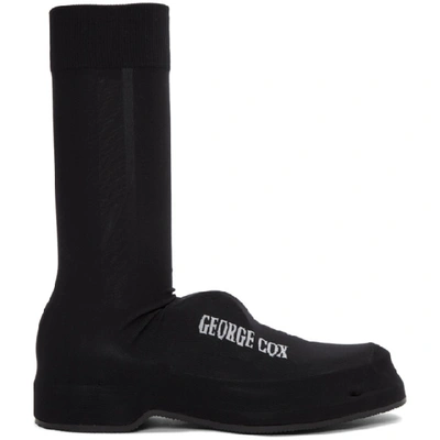 Comme Des Garçons Comme Des Garcons Black George Cox Edition Sock Boots In 1 Black